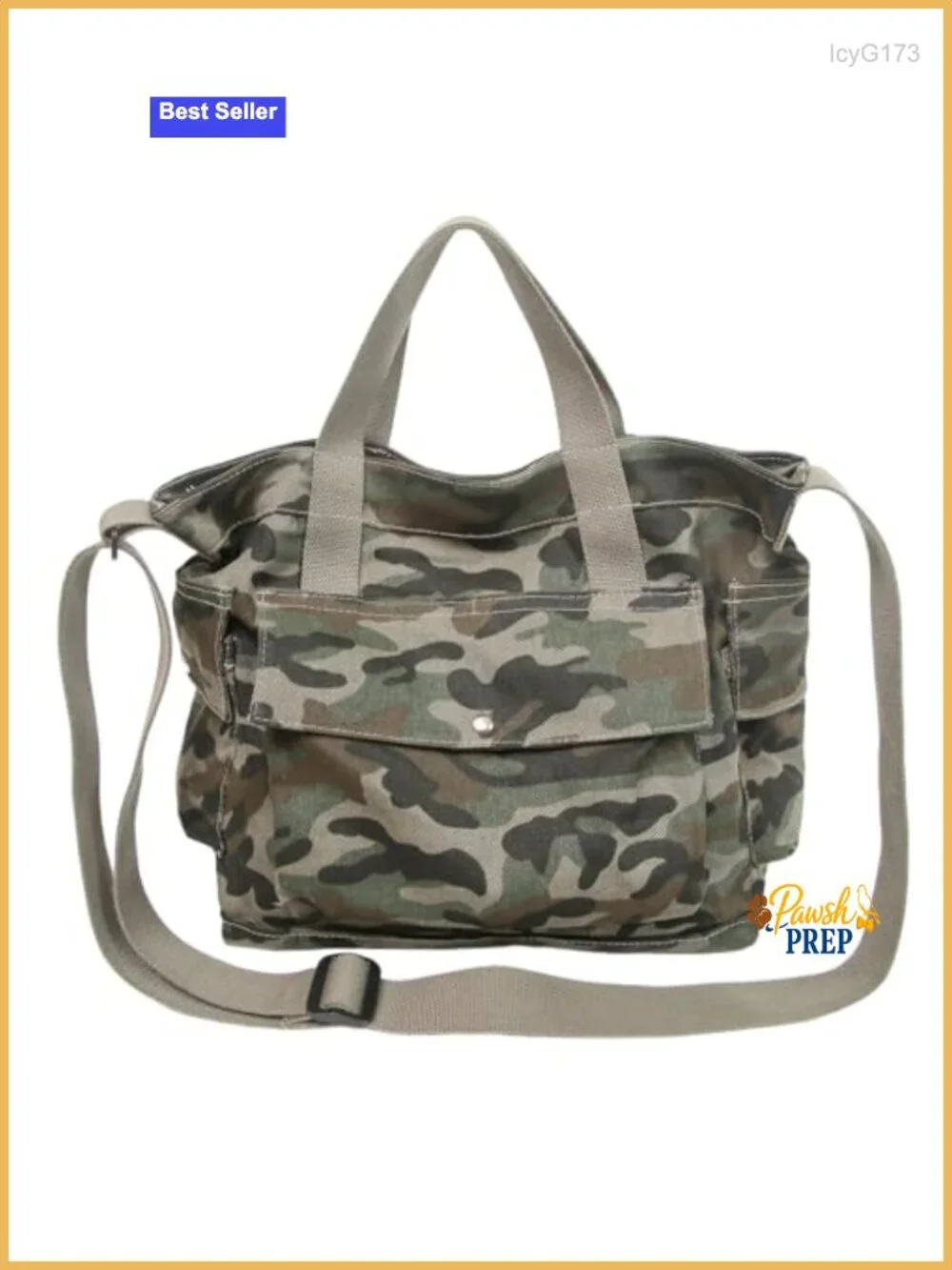 Unisex Canvas Hobo Tote Bag Crossbody Shoulder Bag with Zipper